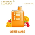 Isgo york 8000 puffs Lychee Mango