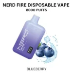 Nerd Fire 8000 Puffs Blueberry