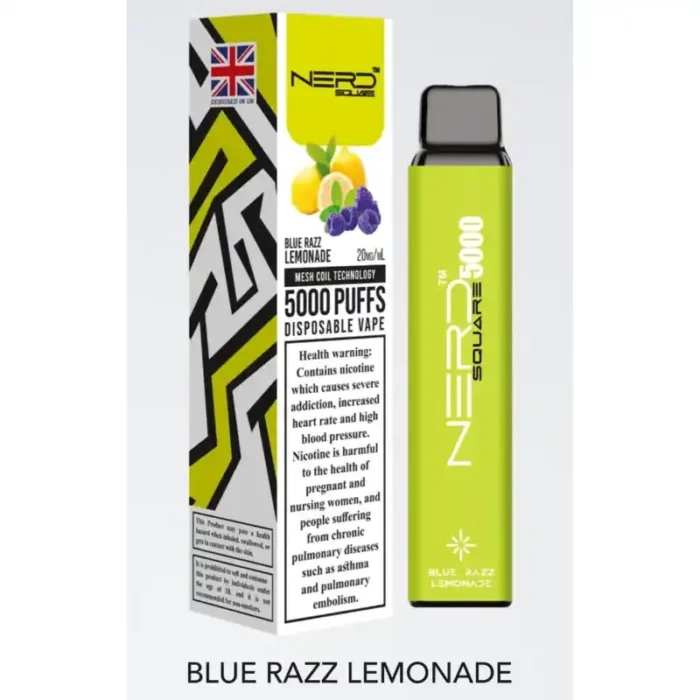 Nerd™ Square 5000 puffs Blue Razz Lemonade