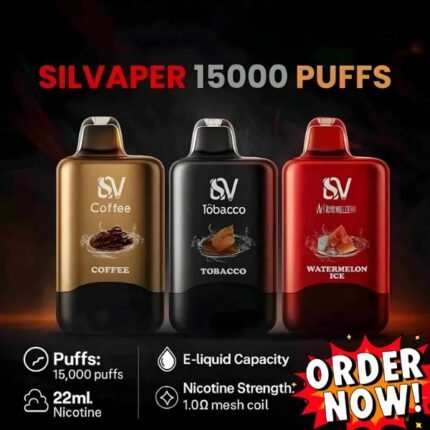 Silvaper 15000 Puffs Disposable Vape in Dubai