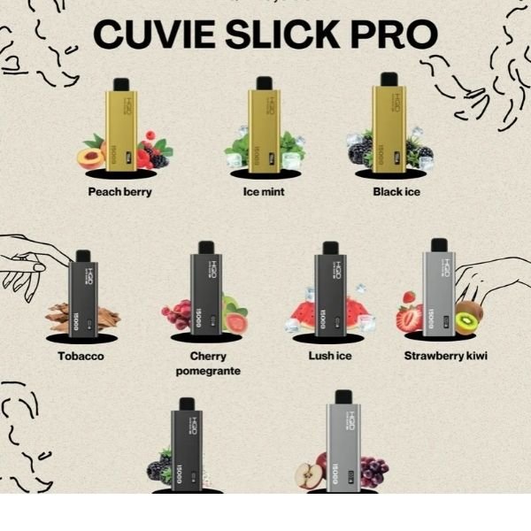 HQD Cuvie Slick Pro 15000 Puffs | Buy in Dubai, UAE
