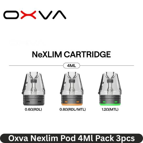 Oxva Nexlim Pod 4Ml Pack 3 Oxva Nexlim Pod 4Ml Pack 3