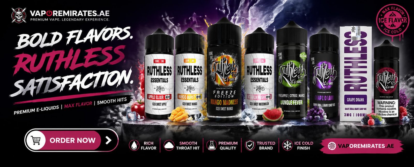 Ruthless E-Juice 120ml ejuice